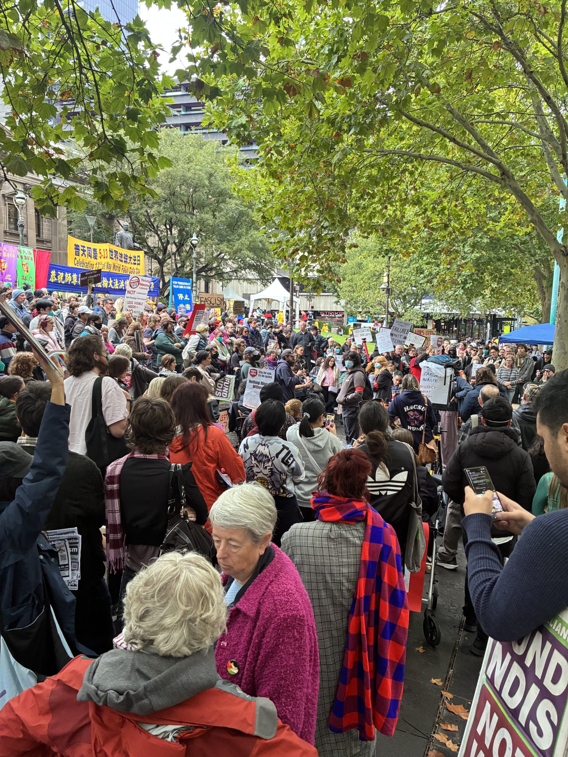 NDIS advocates rally ahead of federal budget episode artwork